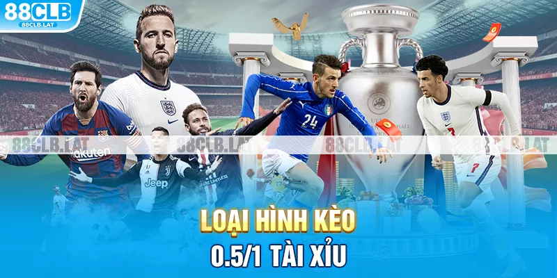 Loại hình kèo 0.5/1 tài xỉu